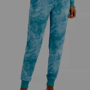 NEW Alfani Women's Spacedye Jogger Pants, Green, Large